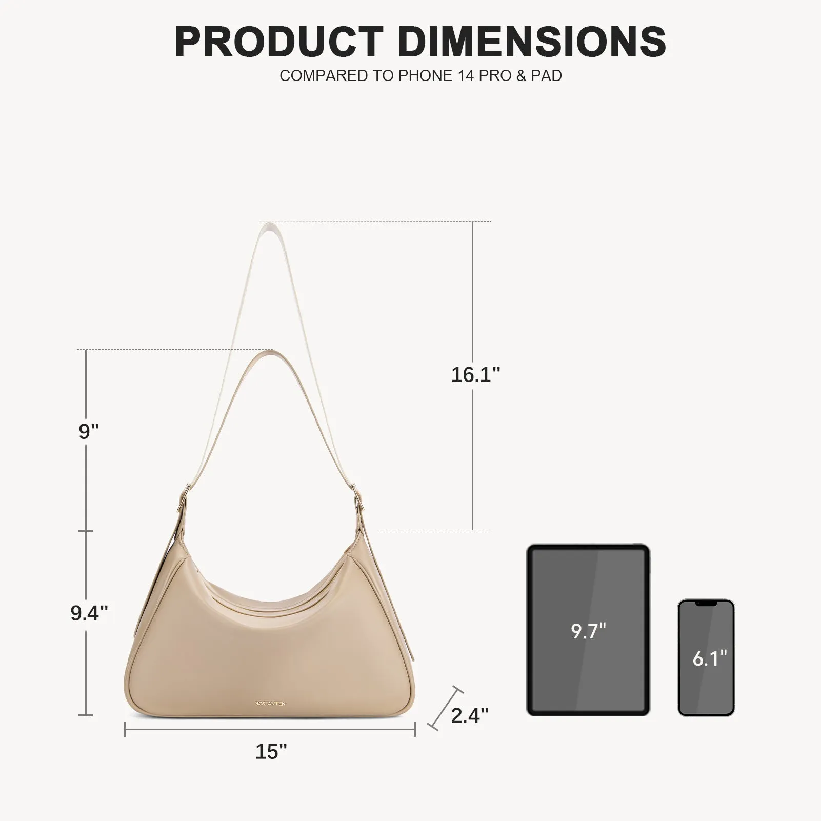 MORAVA Trendy Vegan Leather Hobo Bags