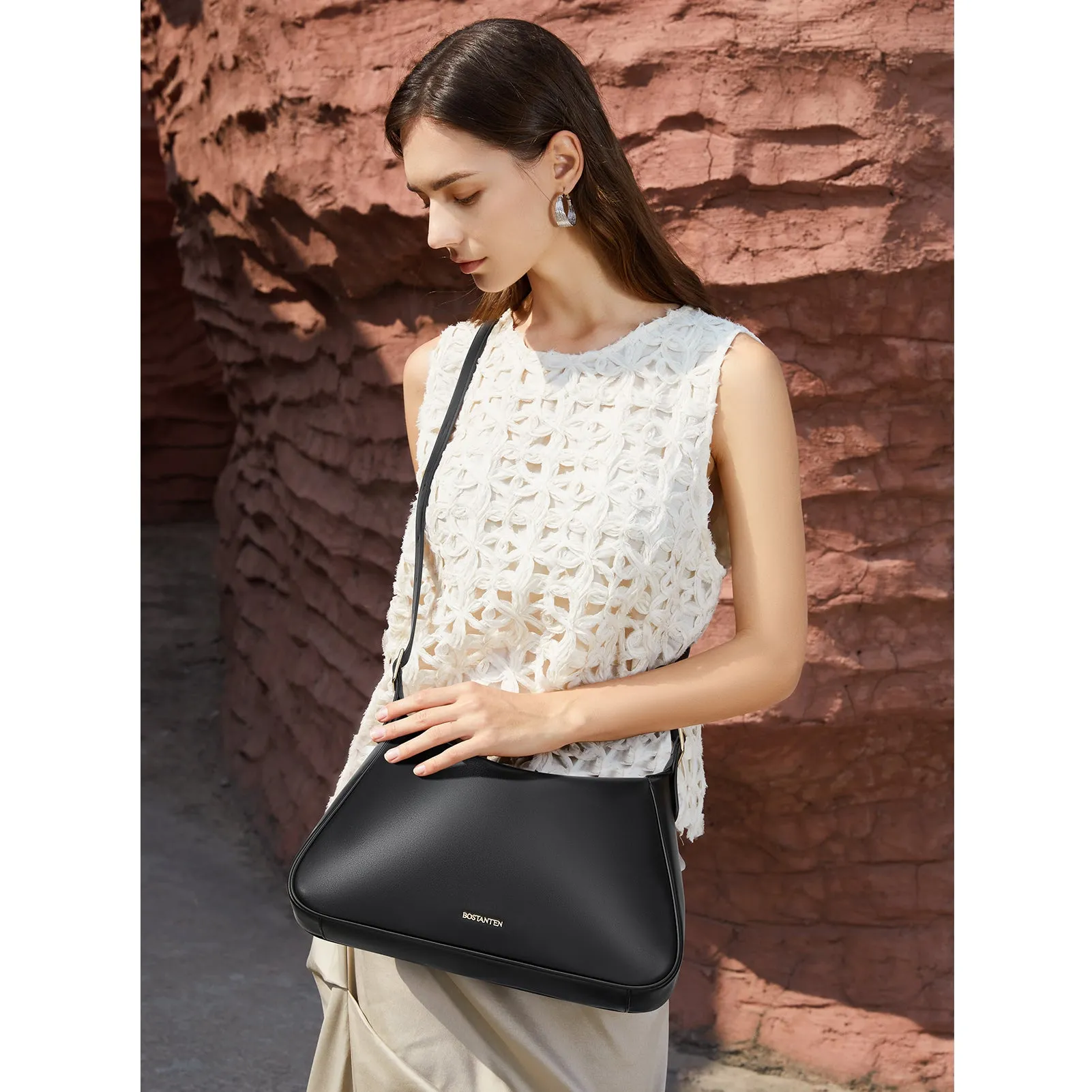 MORAVA Trendy Vegan Leather Hobo Bags