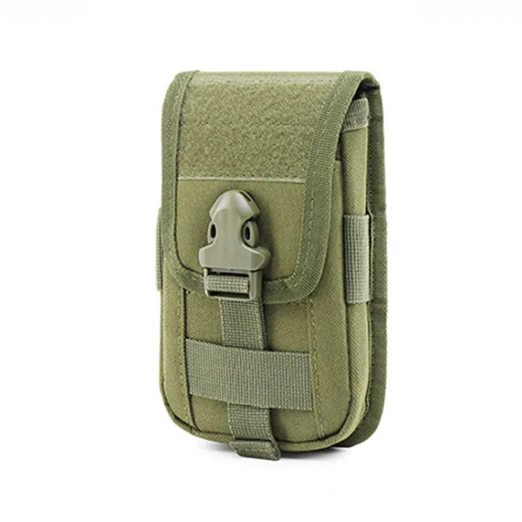 Multifunctional Large-Capacity Mobile Phone Bag Outdoor Sports Waist Bag(Army Green)