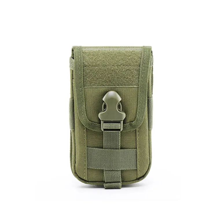 Multifunctional Large-Capacity Mobile Phone Bag Outdoor Sports Waist Bag(Army Green)