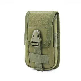 Multifunctional Large-Capacity Mobile Phone Bag Outdoor Sports Waist Bag(Army Green)