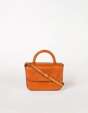 Nano Mini Crossbody Bag - Cognac