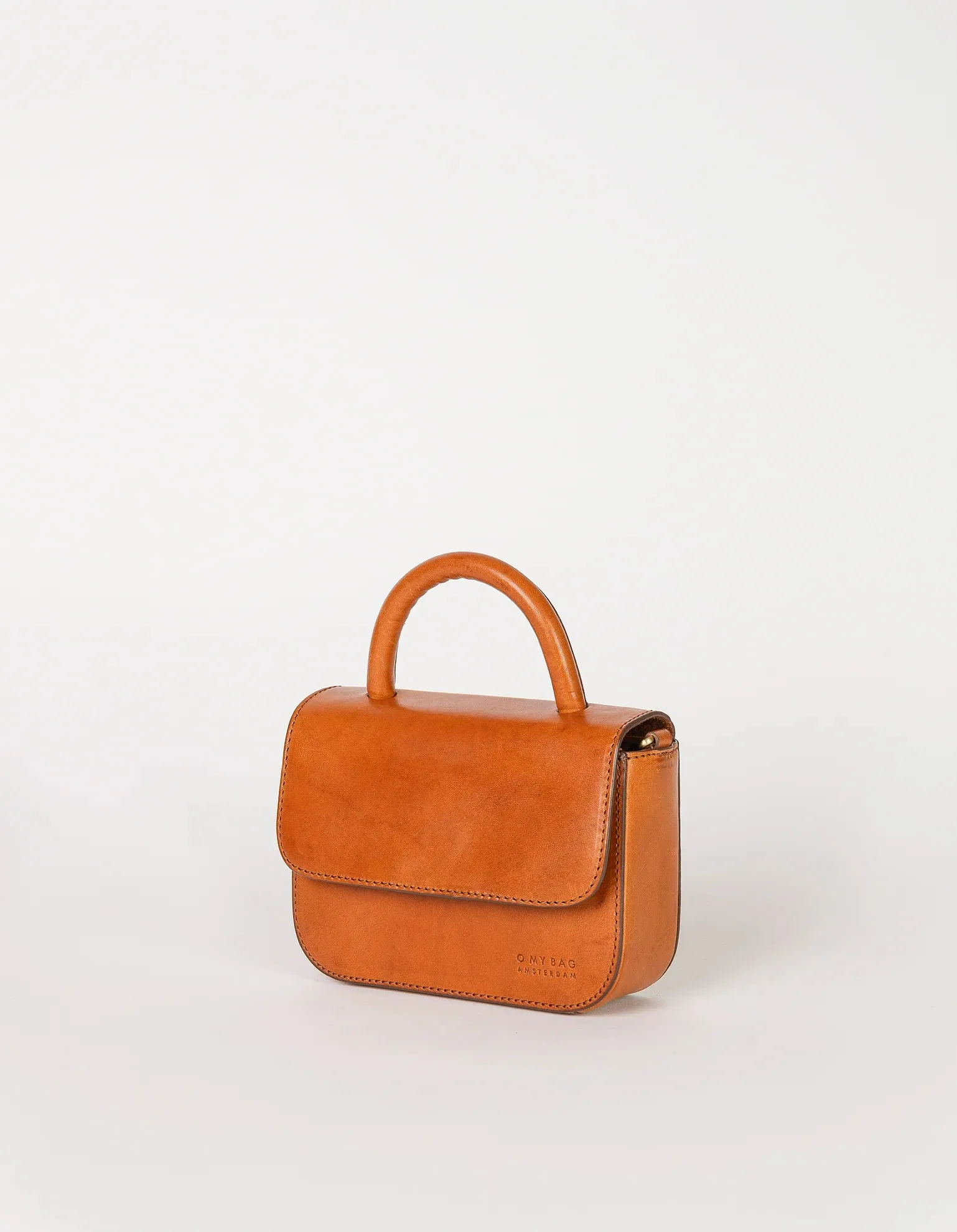 Nano Mini Crossbody Bag - Cognac