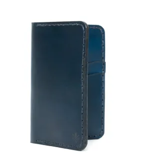 Navy Vertical Card Wallet