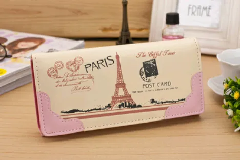 New women's wallet color printing fashion wallet card wallet