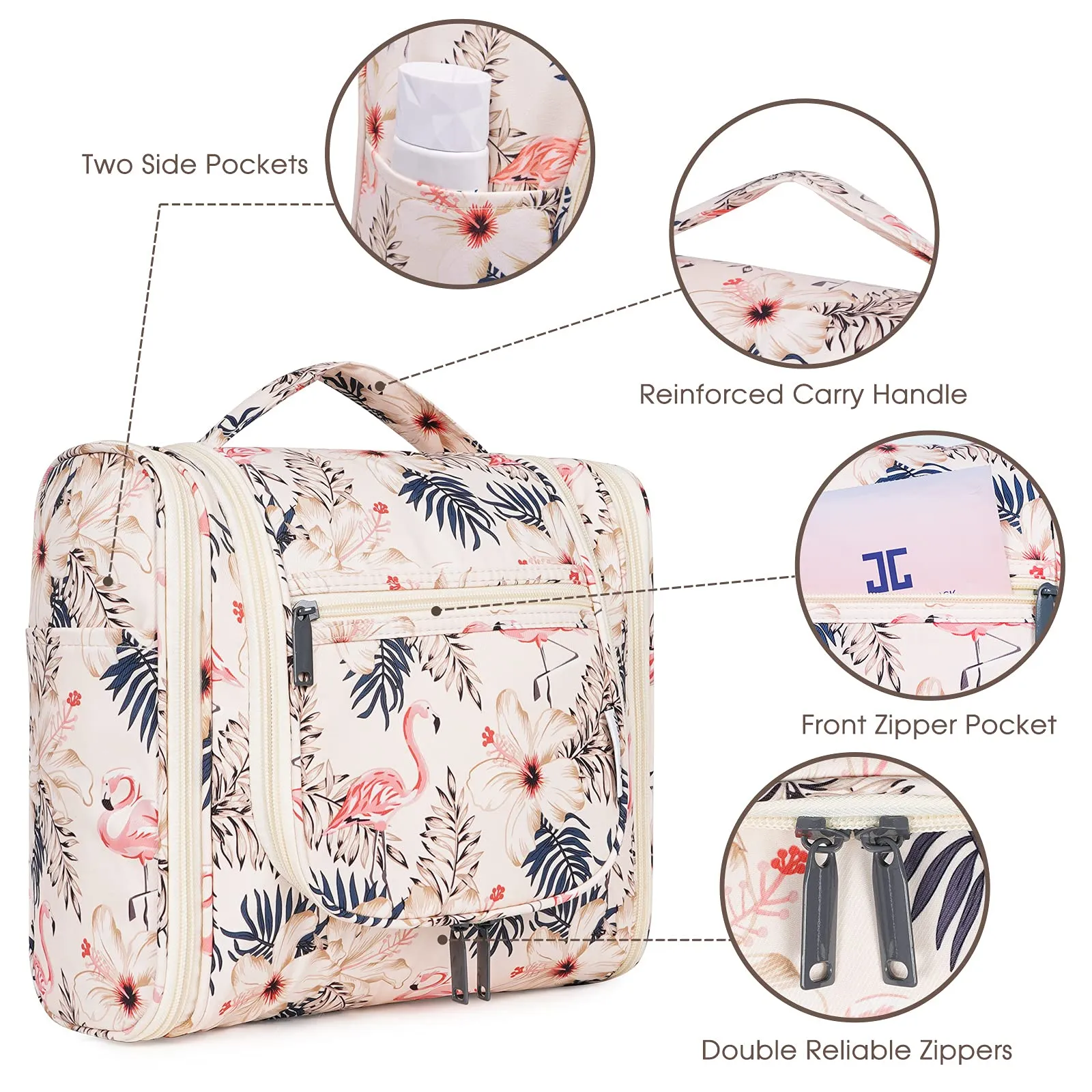 NW5126 Travel Toiletry Cosmetic Bag With Handle