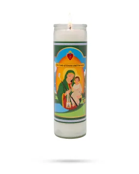 Our Lady of Greens and Fairways Candle