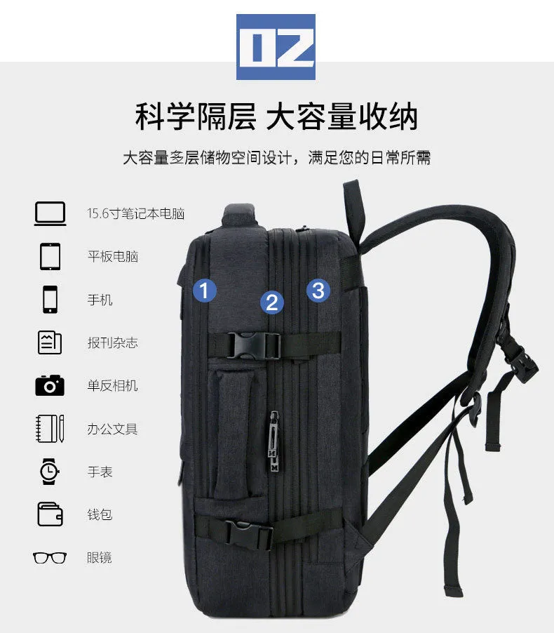 Outdoor Durable Swagger Bag Polyamides and Nylon Backpack for Travel or Business