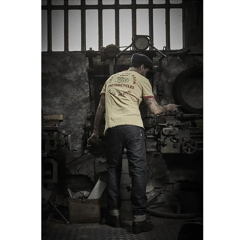 Pantalon moto selvedge GREASY AA | Fuel Motorcycles