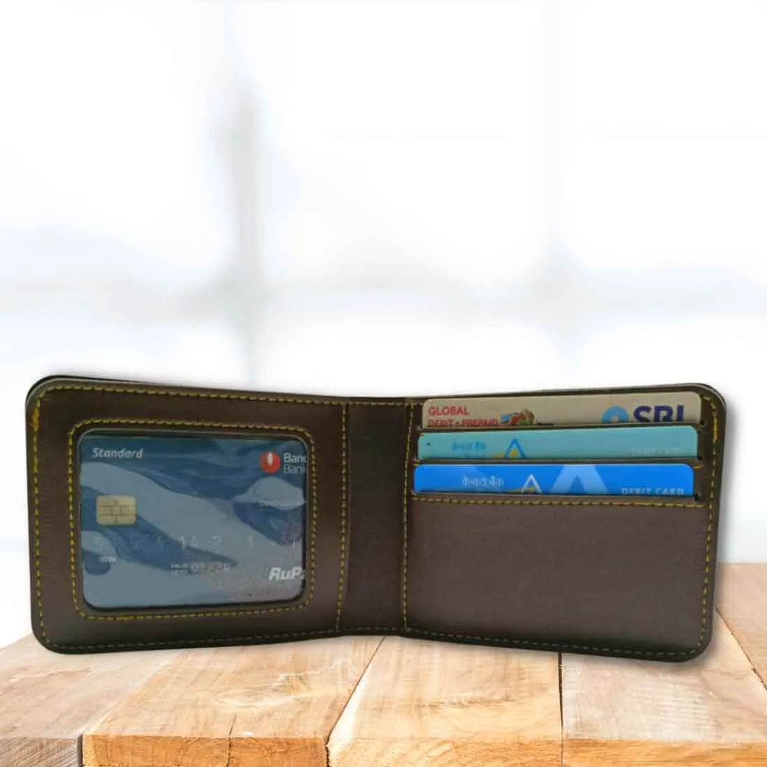 Personalised Wallet for Men Anniversary Gifts - Initials