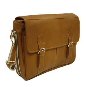 Piel Classic Expandable Messenger Bag