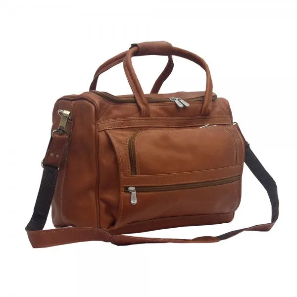 Piel Leather Small Computer Carry On Bag Assorted Colors