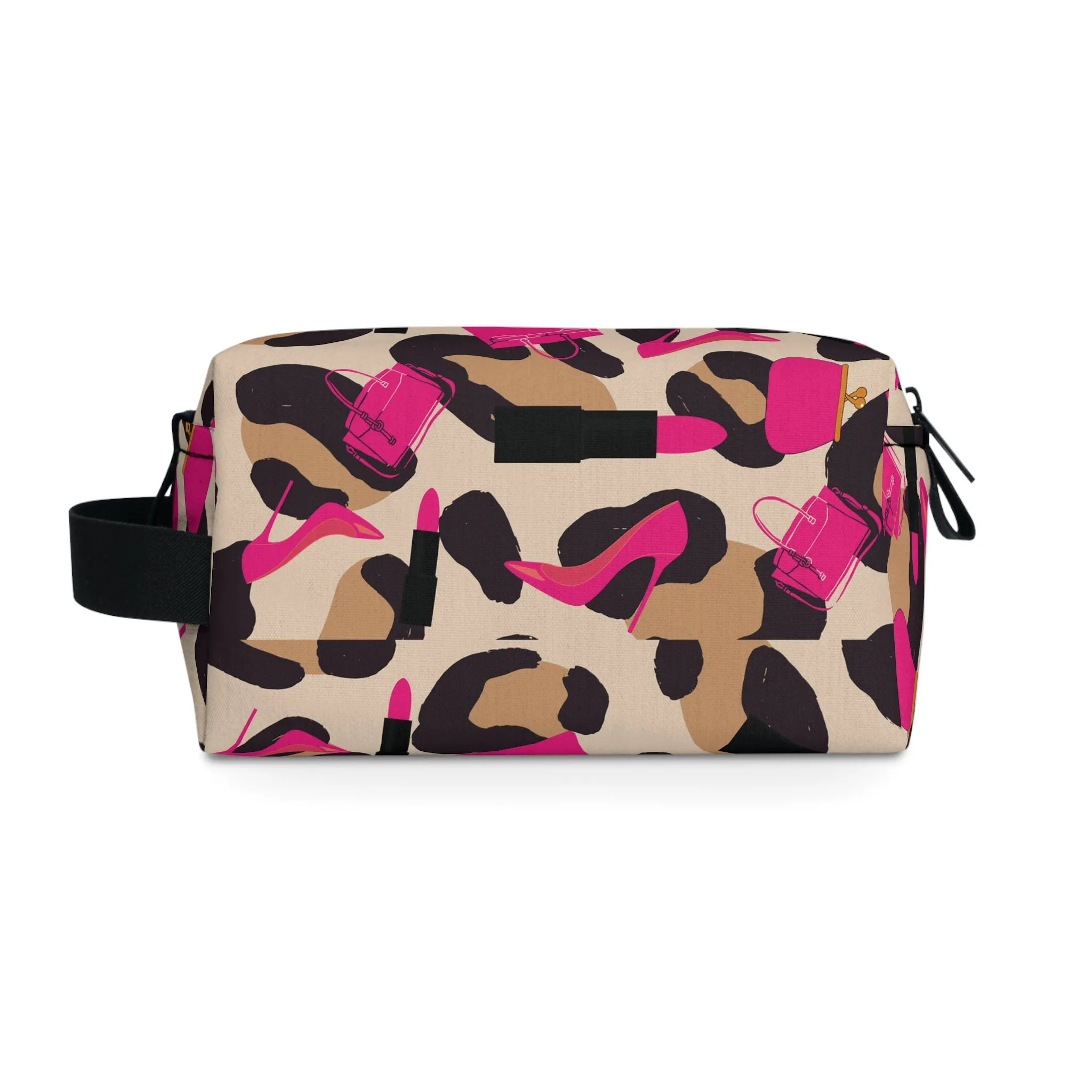 Pink Leopard Traveler Toiletry Bag