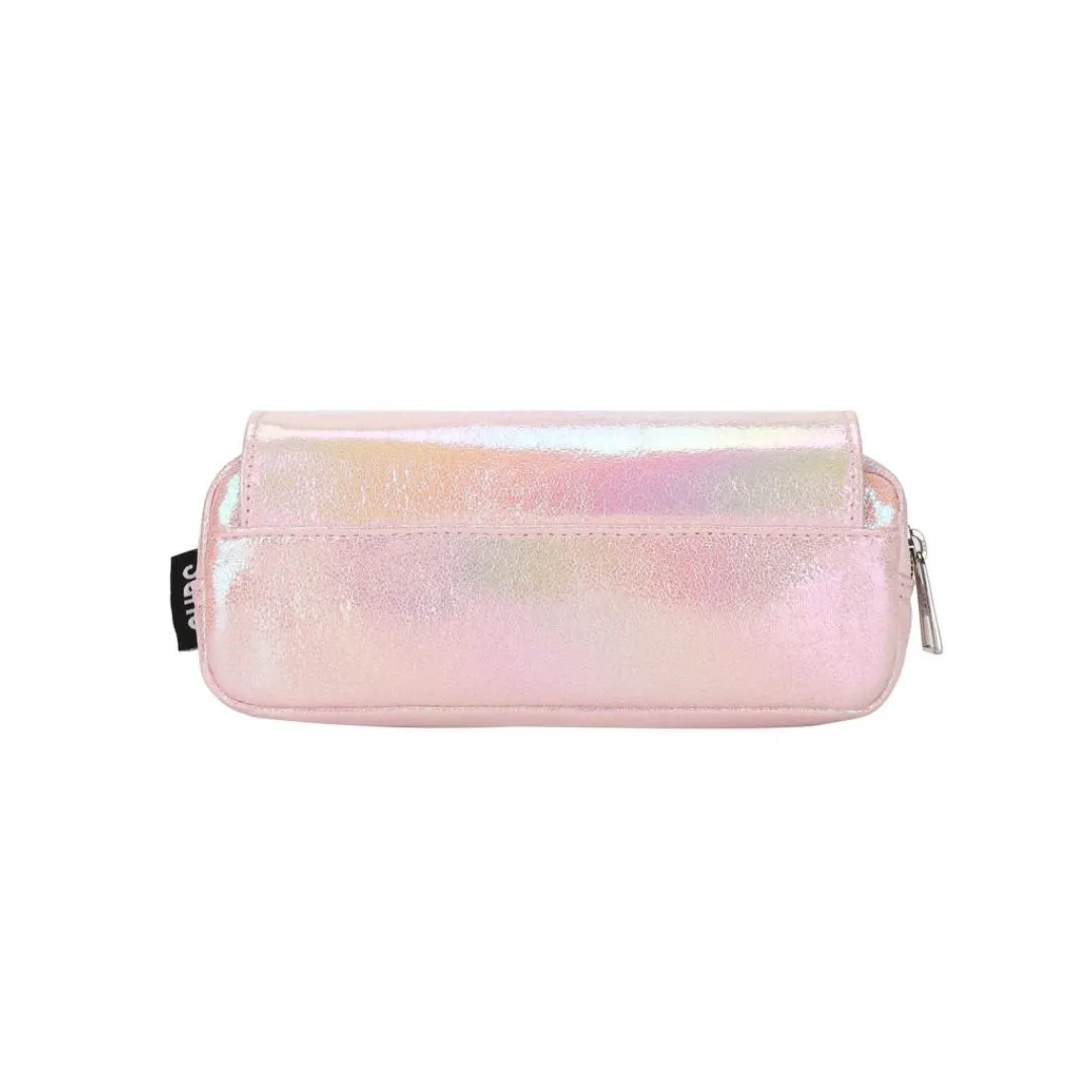 Pink Pu Pencil Case Pink