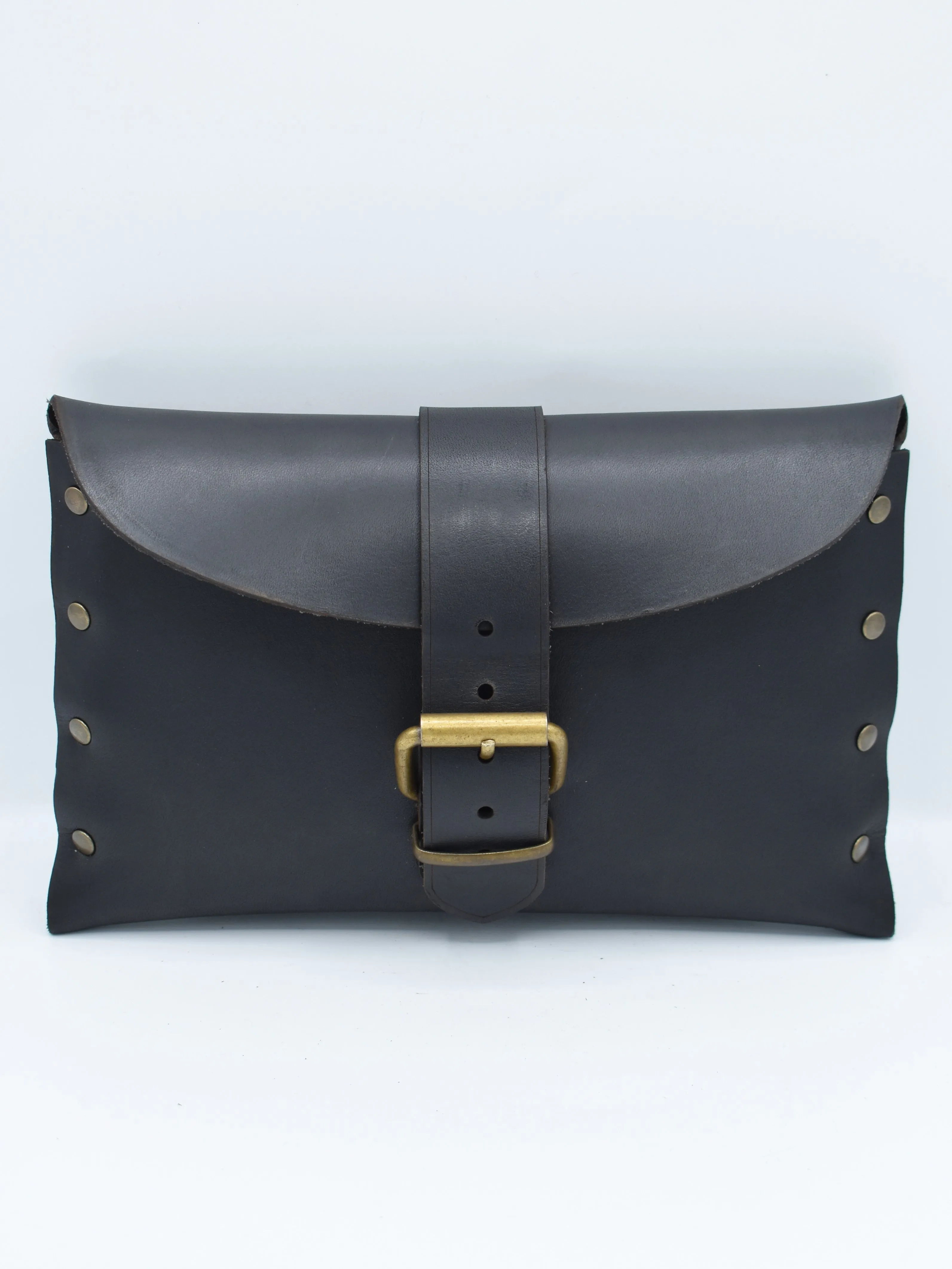 Plain Leather Belt Pouch