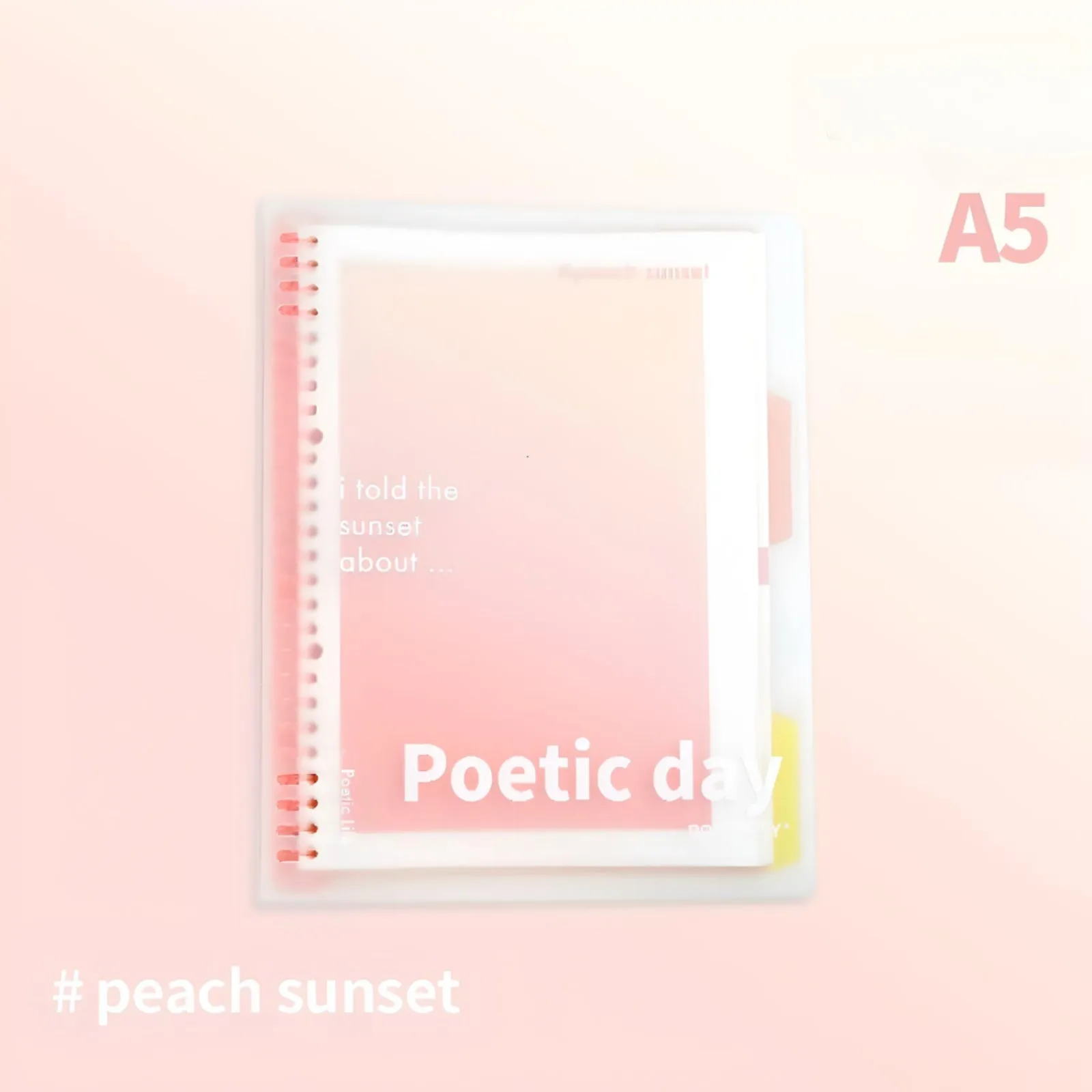 Poetic Day Notebook Binder