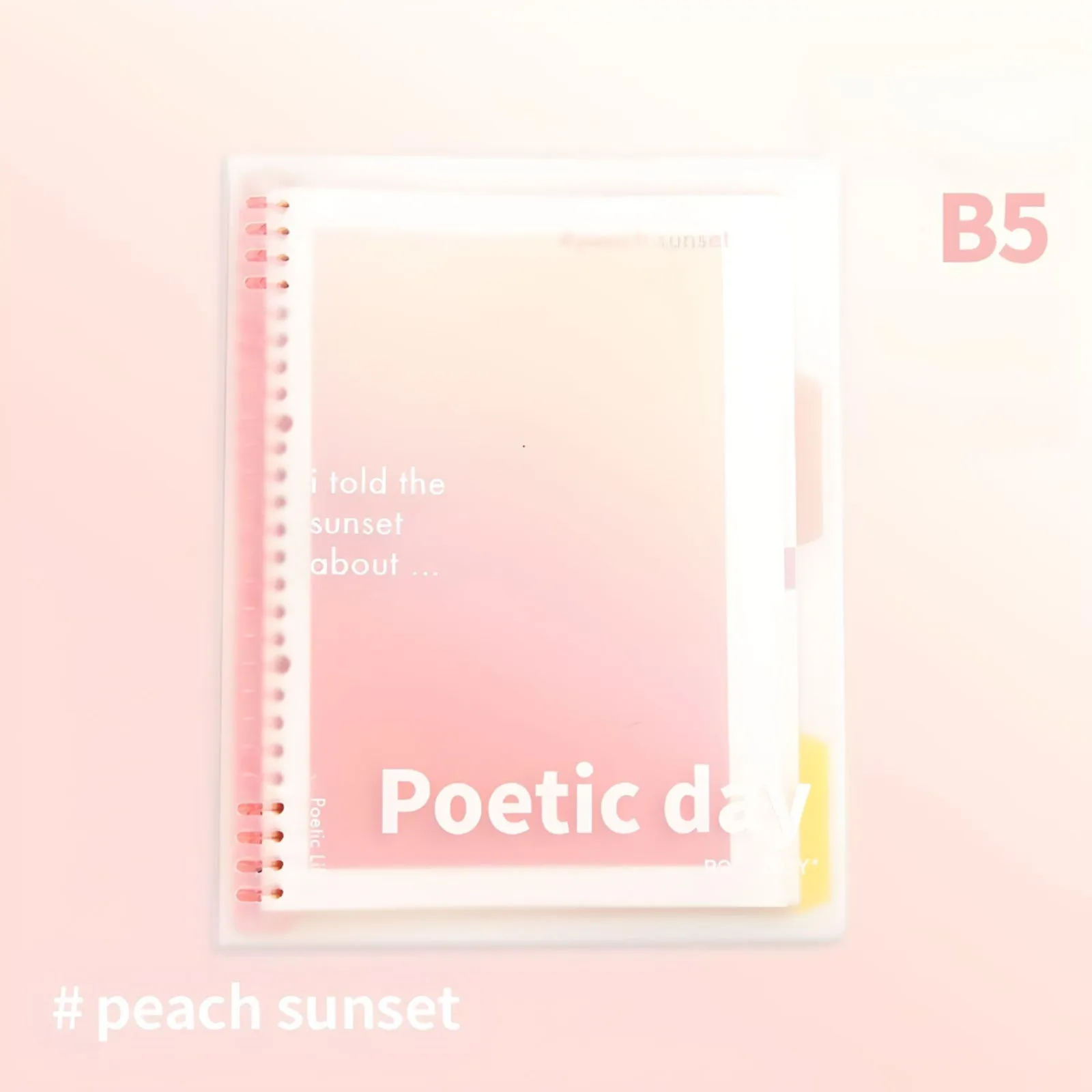 Poetic Day Notebook Binder