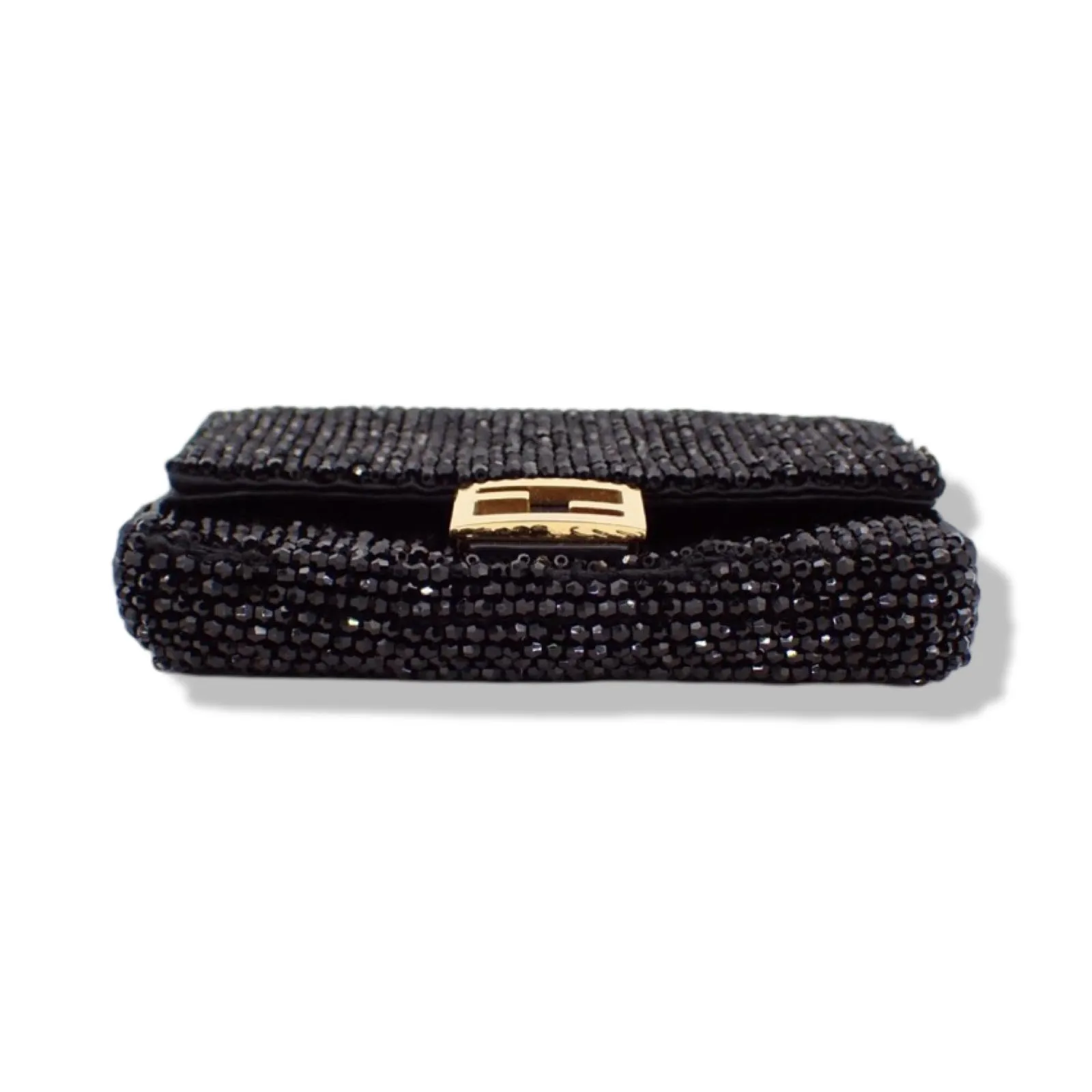 Pre-Owned Fendi Sequin Nano Baguette Mini Bag- FEN1044