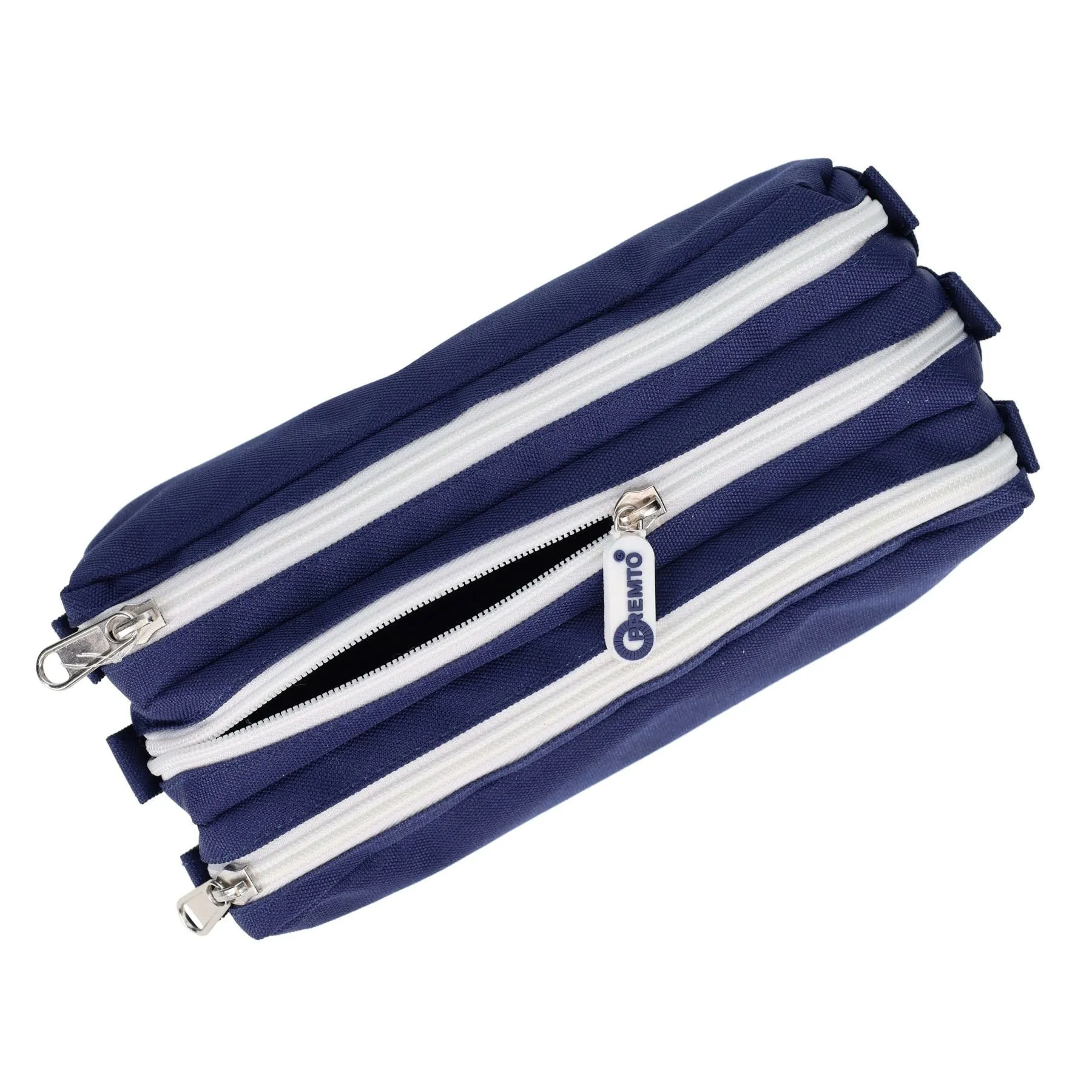 Premto - Pencil Case - 3 Pocket - Admiral Blue