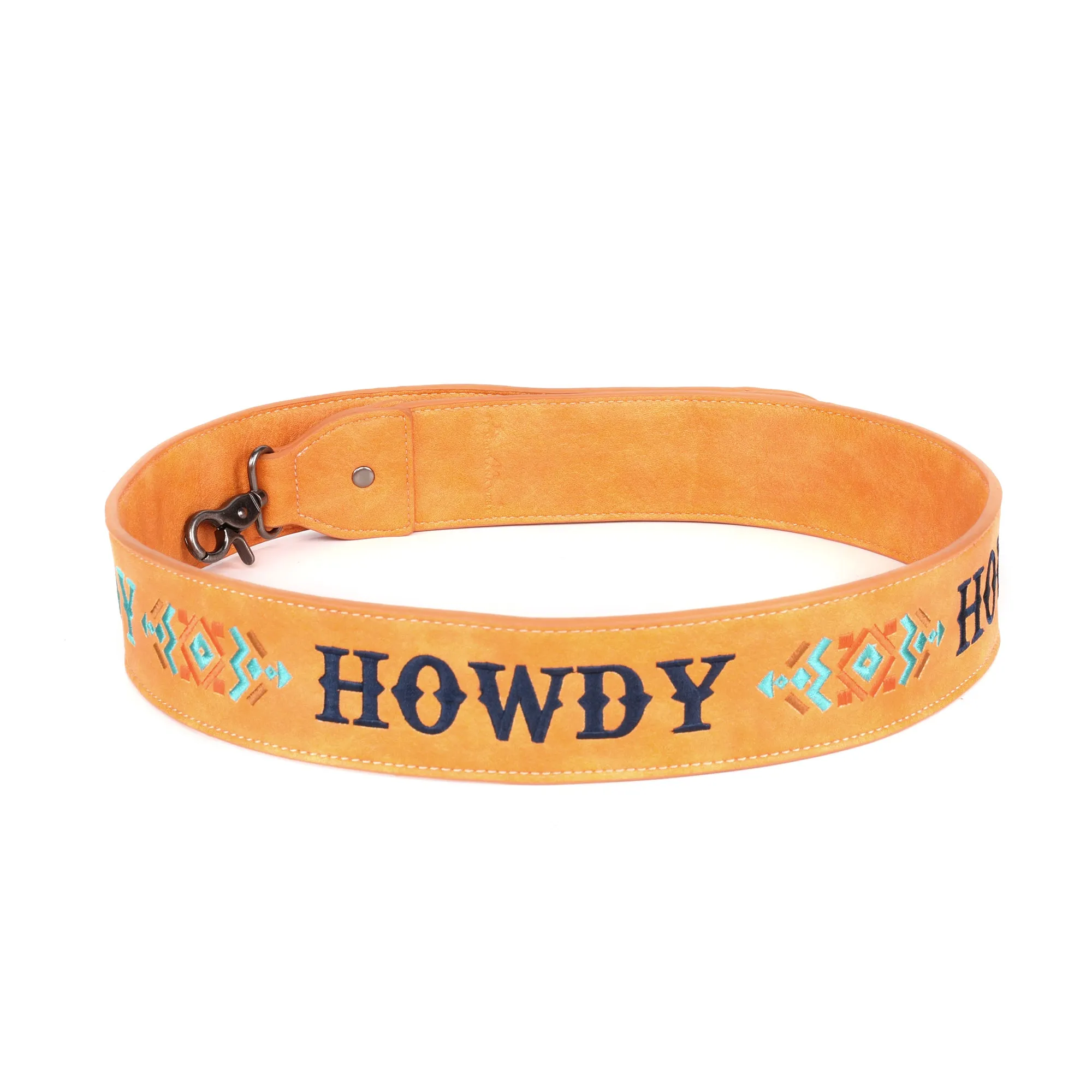 PST-1003  Montana West Western Guitar Style "HOWDY" Crossbody Strap