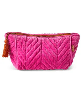 Quilted Velvet Toiletry Bag - Sweet Talker