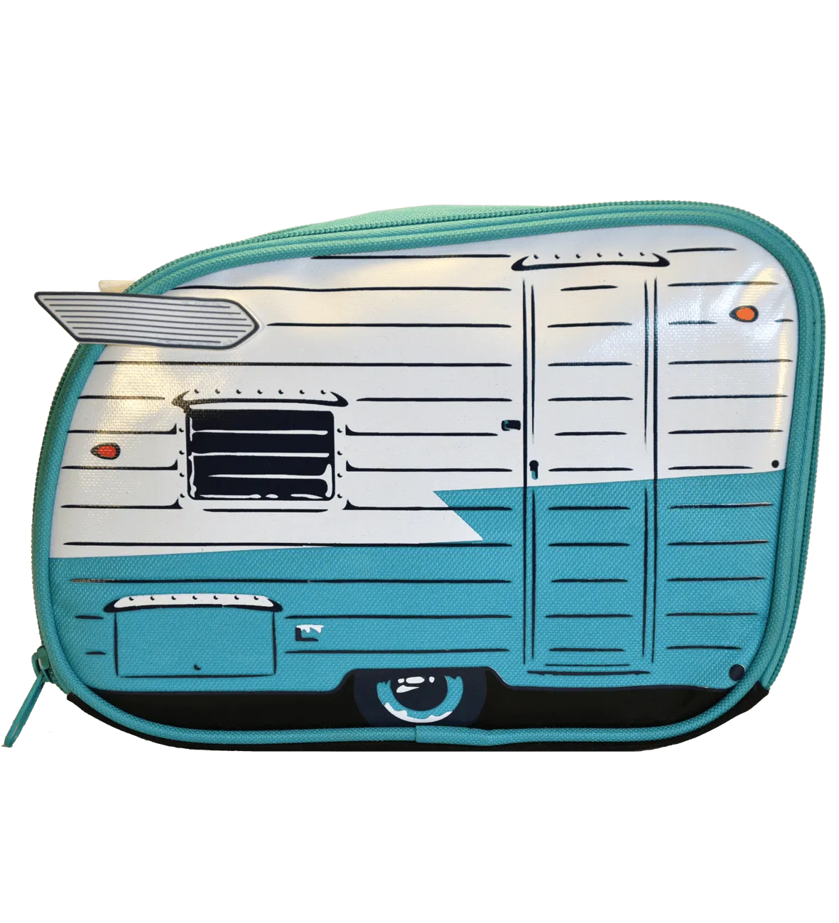 "Wings" Camper Van Toiletry Bag, Light Blue