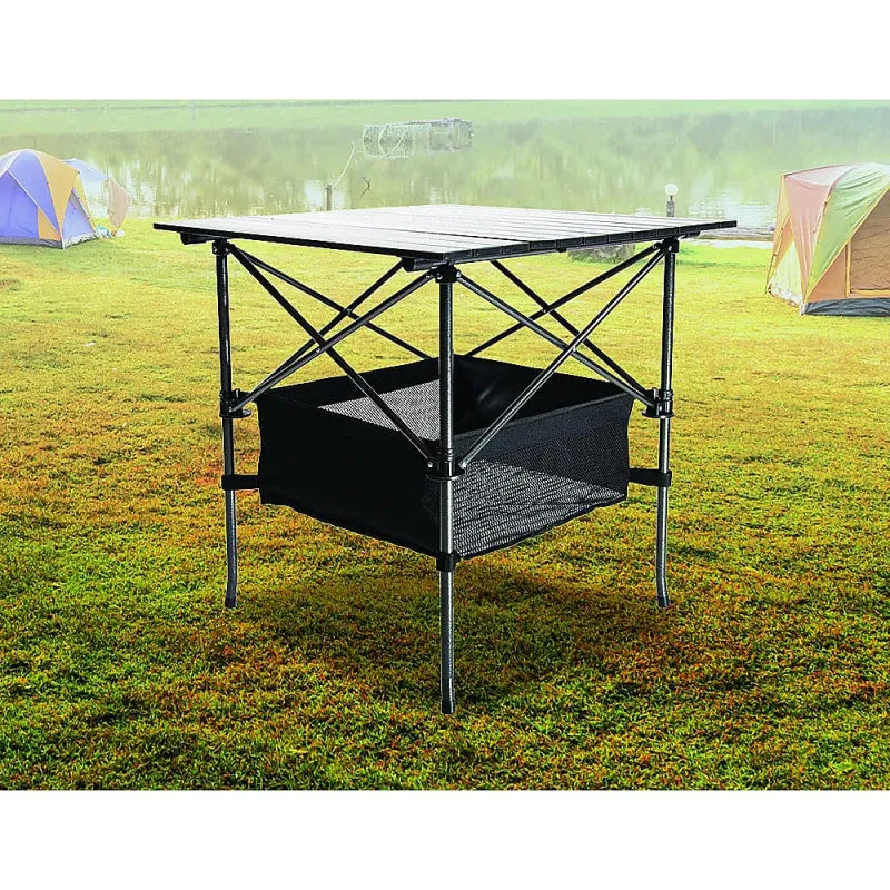 Randy & Travis Collapsible Aluminium Camping Table & Net