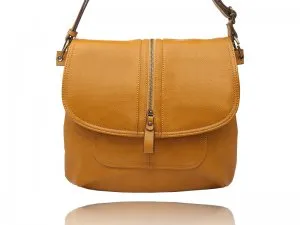 Rita Messenger Bag - mustard / navy / teal / black