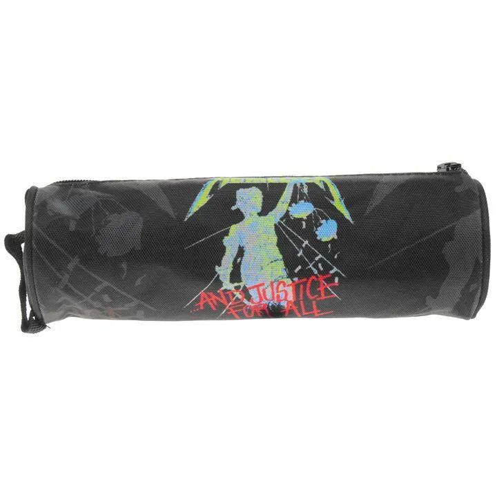 Rock Sax Metallica Justice For All Black Pencil Case