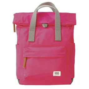 Roka Canfield B Small Recycled Nylon Backpack - Sparkling Cosmo Pink