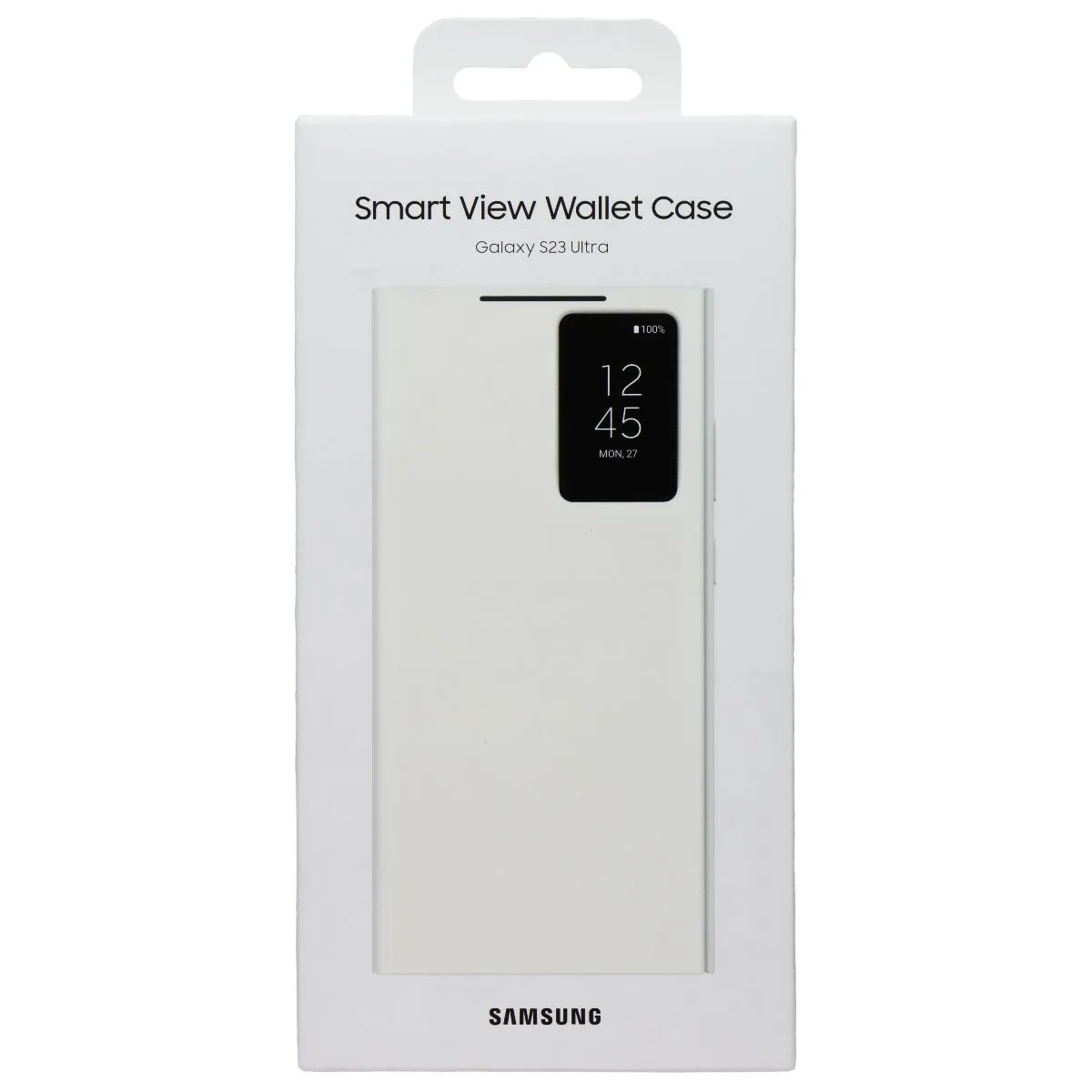 Samsung Smart View Wallet Case for Galaxy S23 Ultra - Cream