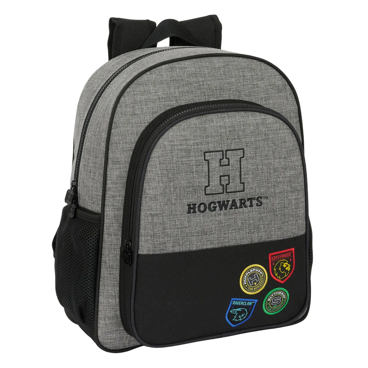 School Bag Harry Potter House of champions Black Grey 32 X 38 X 12 cm