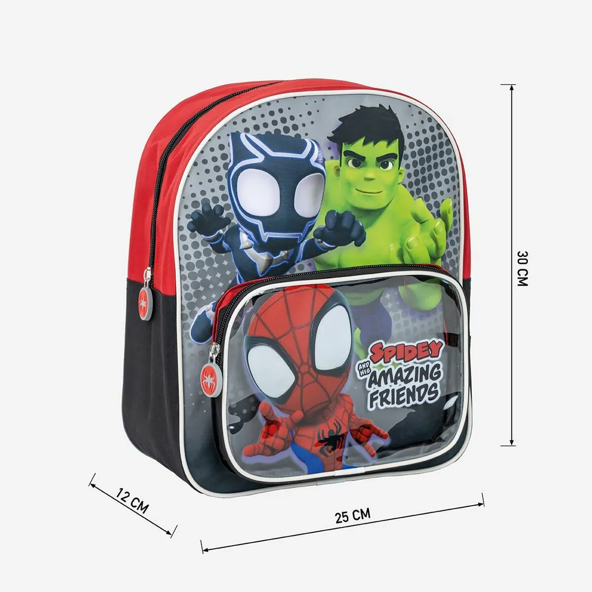 School Bag Spidey Red 25 x 3 x 12 cm