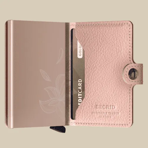 Secrid Miniwallet The Stitch - Magnolia - Rose