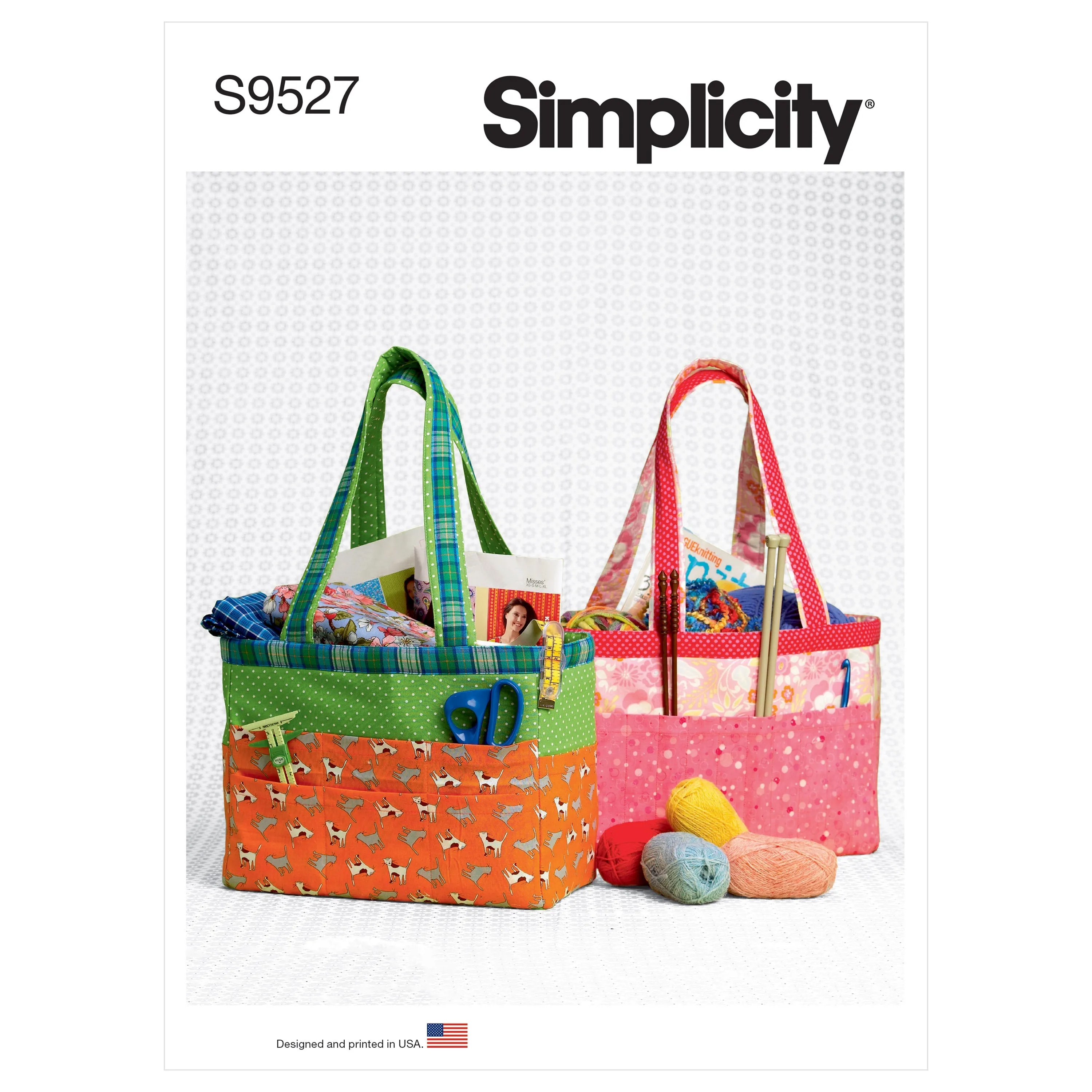 Simplicity 9527 Organizer Bag pattern