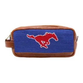 SMU Needlepoint Toiletry Bag