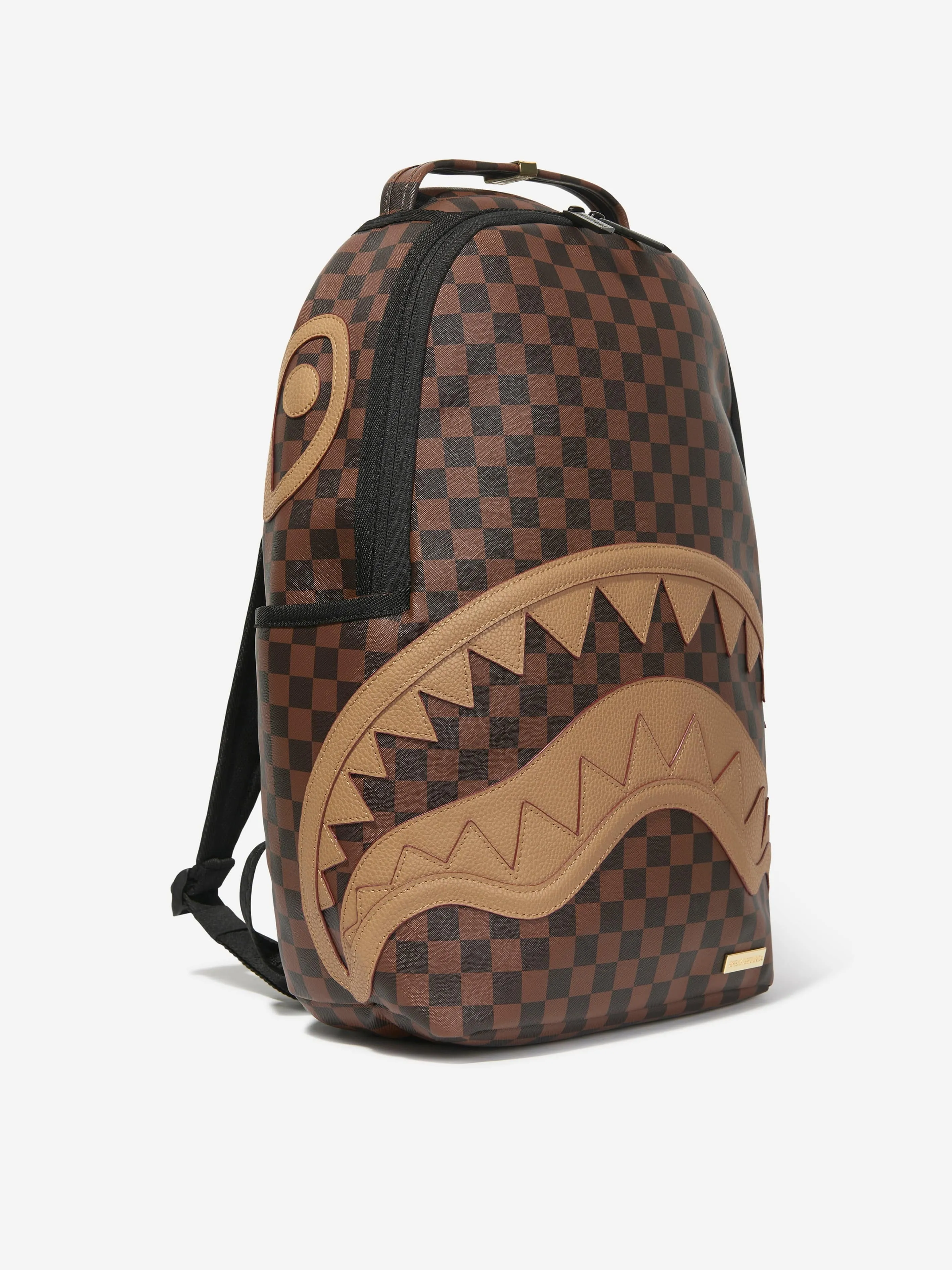 Sprayground Kids Henny Sharks In Paris Backpack in Brown