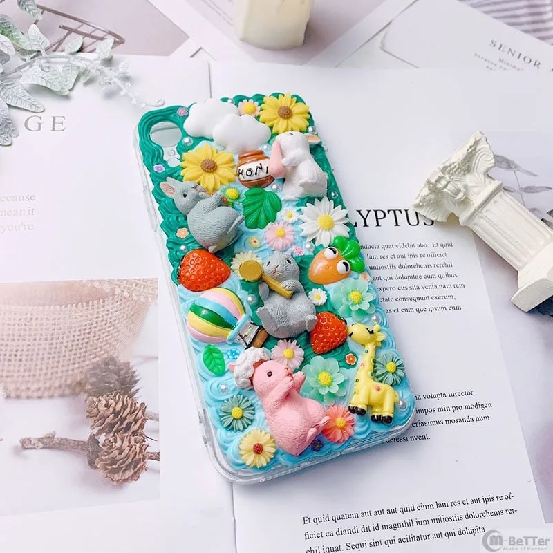 Spring Bunny iPhone Case