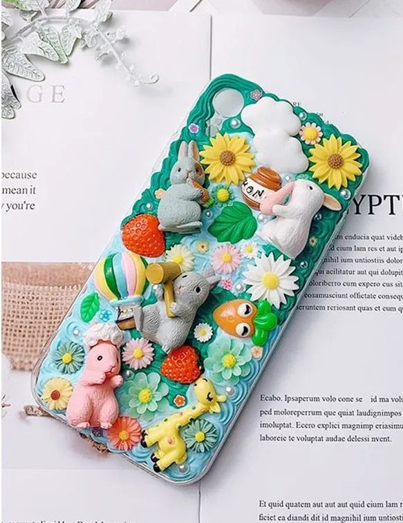 Spring Bunny iPhone Case