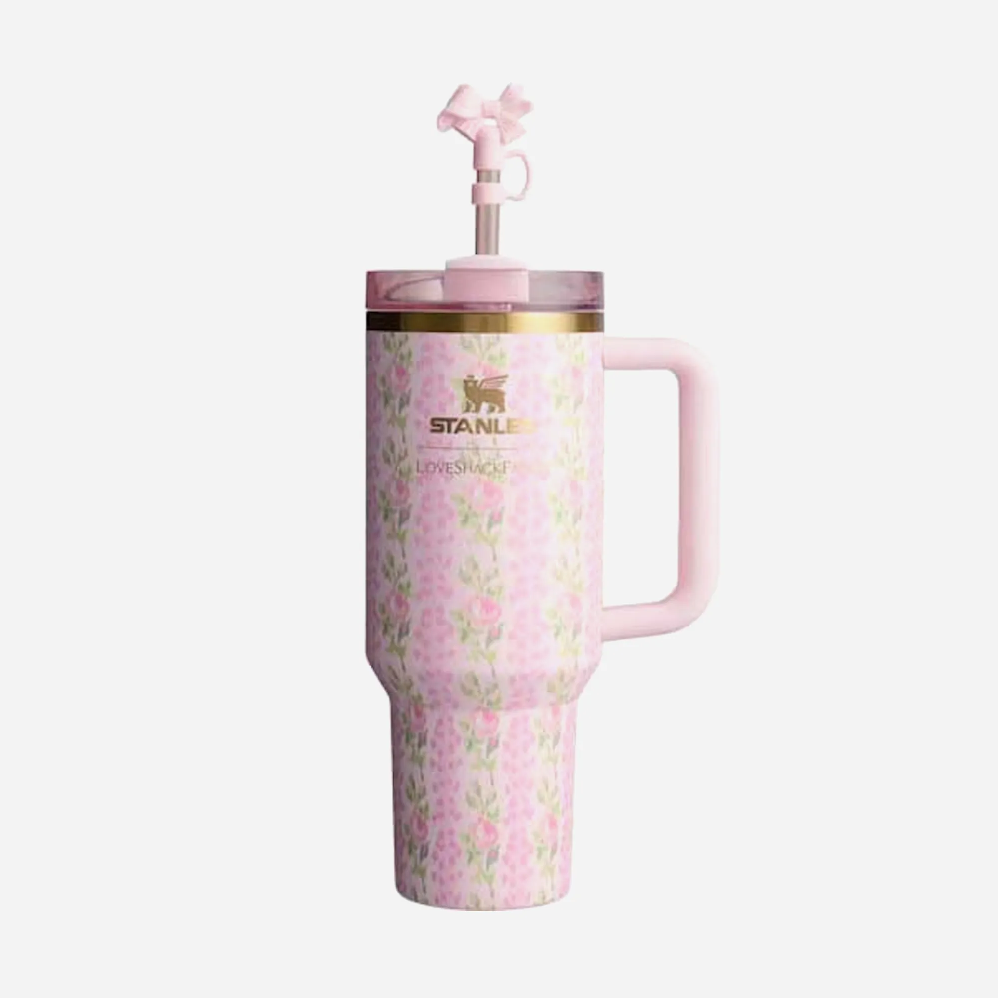 Stanley x LoveShackFancy Flowstate Quencher 40oz Tumbler BloomingHeirloom