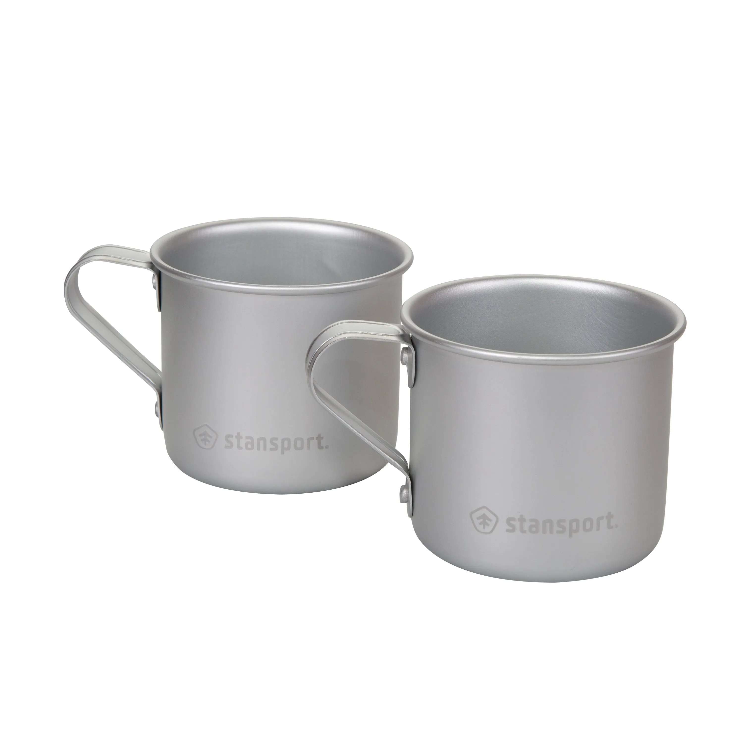 Stansport Aluminum Drinking Cups - 2 Per Pkg