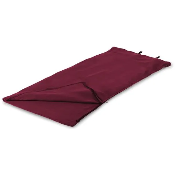 Stansport SOF Fleece Sleeping Bag - 32" X 75" - Red