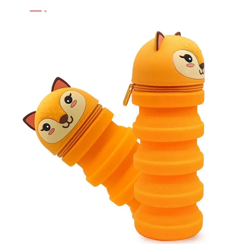 Stretchable Cartoon Flexible Pencil Case