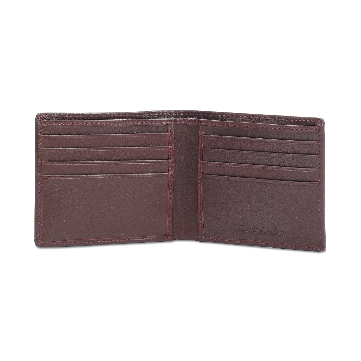 Structured Bifold Leather Wallet