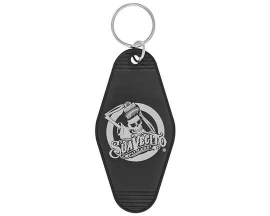 Suavecito Hotel Key Tag Black