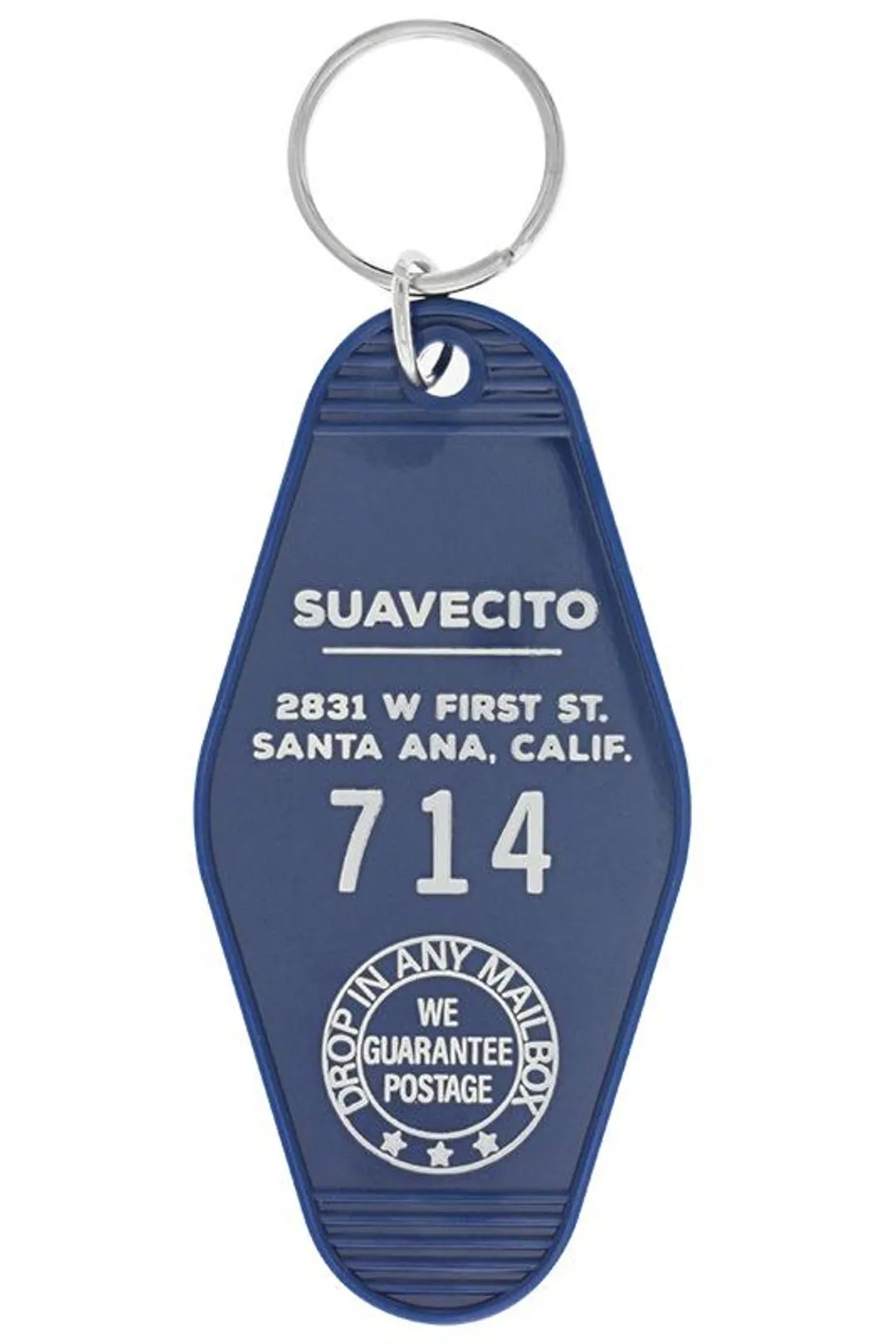 Suavecito Hotel Key Tag Blue