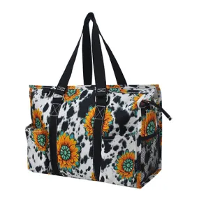 Sunflower Farm NGIL Zippered Caddy Organizer Tote Bag