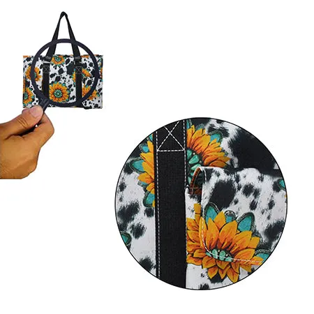 Sunflower Farm NGIL Zippered Caddy Organizer Tote Bag