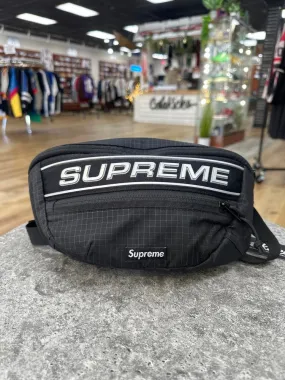 Supreme Logo Waist Bag Black