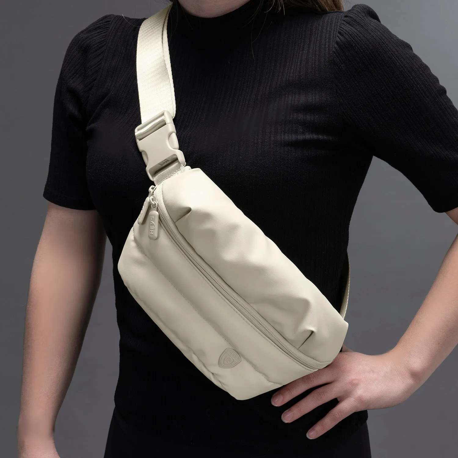 The Puffer Mini Waist Bag - Off White